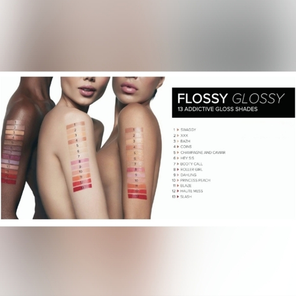 Scott Barnes Flossy Glossy Liquid Lipstick: Haute Mess (Red), NIB - Picture 6 of 6